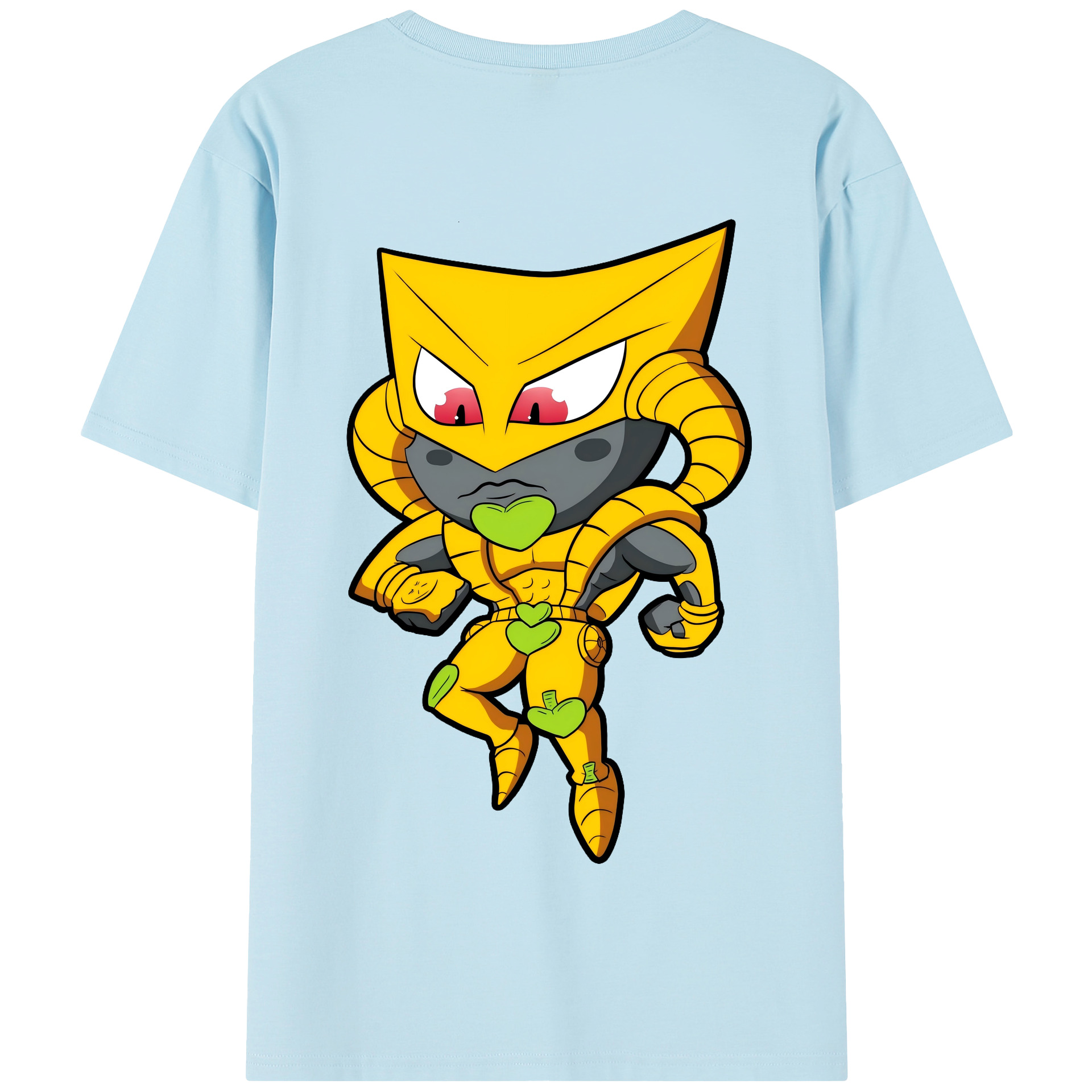 （画像用） ジョジョの奇妙な冒険 ディオ?ブランドー JoJo's Bizarre Adventure Dio Brando 綿100％半袖Tシャツ（背面プリント）